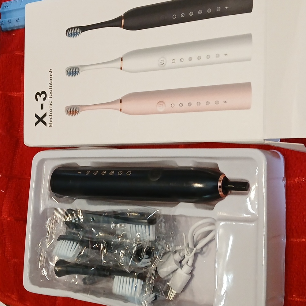 X-3 Electronic Toothbrush - Black